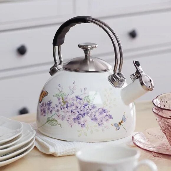 Lenox Other - brand new LILAC PURPLE FLORAL Lenox Butterfly Meadow 2.5-Quart Tea Kettle